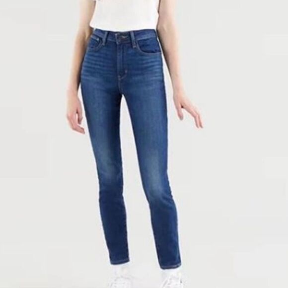 Levi’s 721 High Rise Designer Stretchy Skinny Five Pocket Denim Jeans Size 26 - Picture 1 of 16